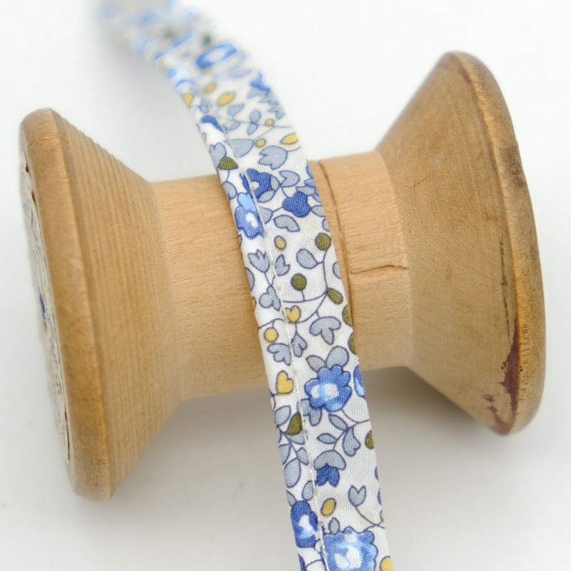 Liberty Fabrics Eloise Blue Piping - Maison Klem